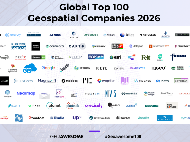 Global Top 100 Geospatial Companies 2026 - Horizontal Logo Map Global Top 100 Geospatial Companies 2026 - Horizontal Logo Map