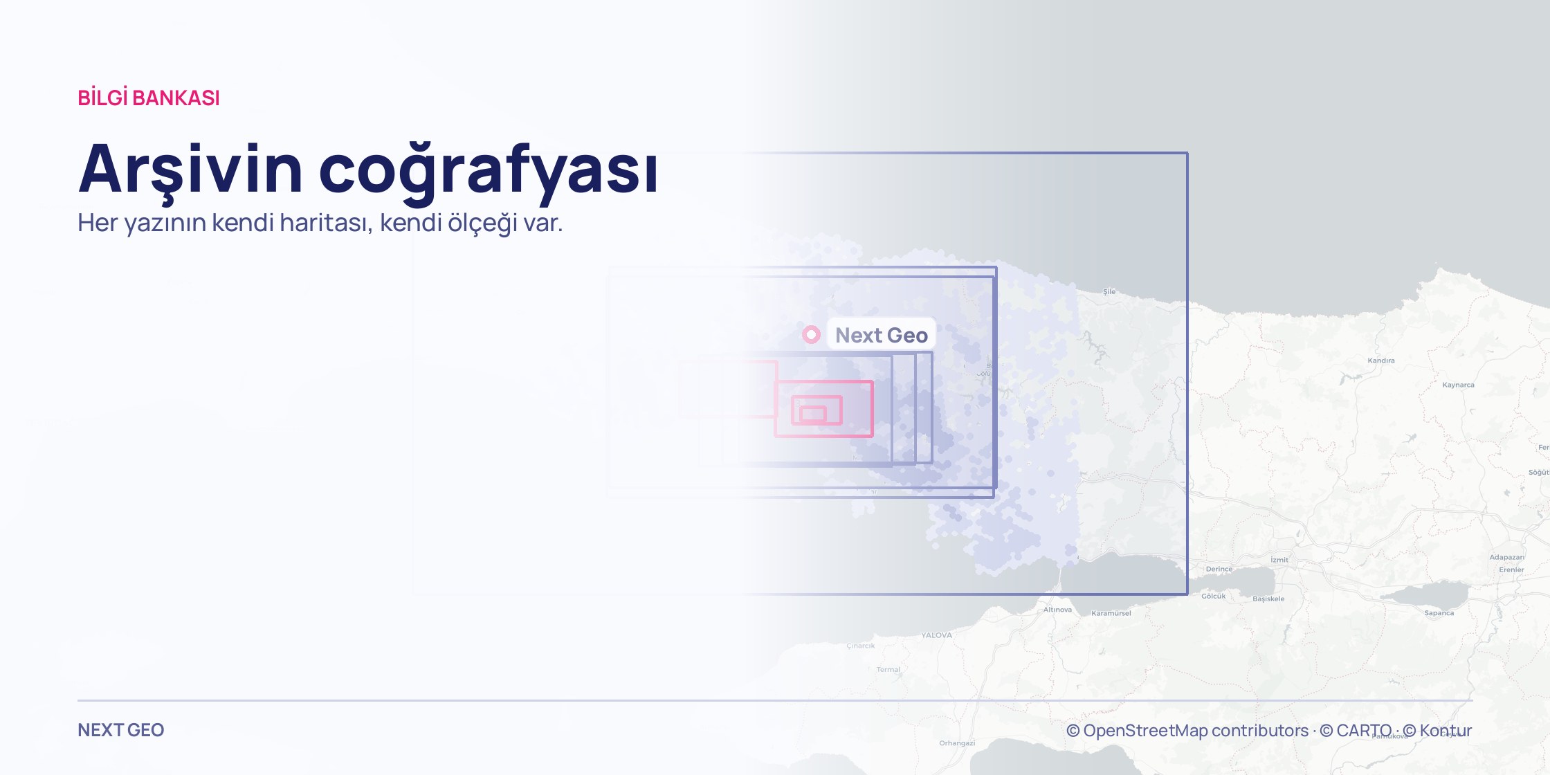 Açık gri Marmara haritası; yazı haritalarının çerçeveleri iç içe geçmiş dikdörtgenler olarak çizilmiş.